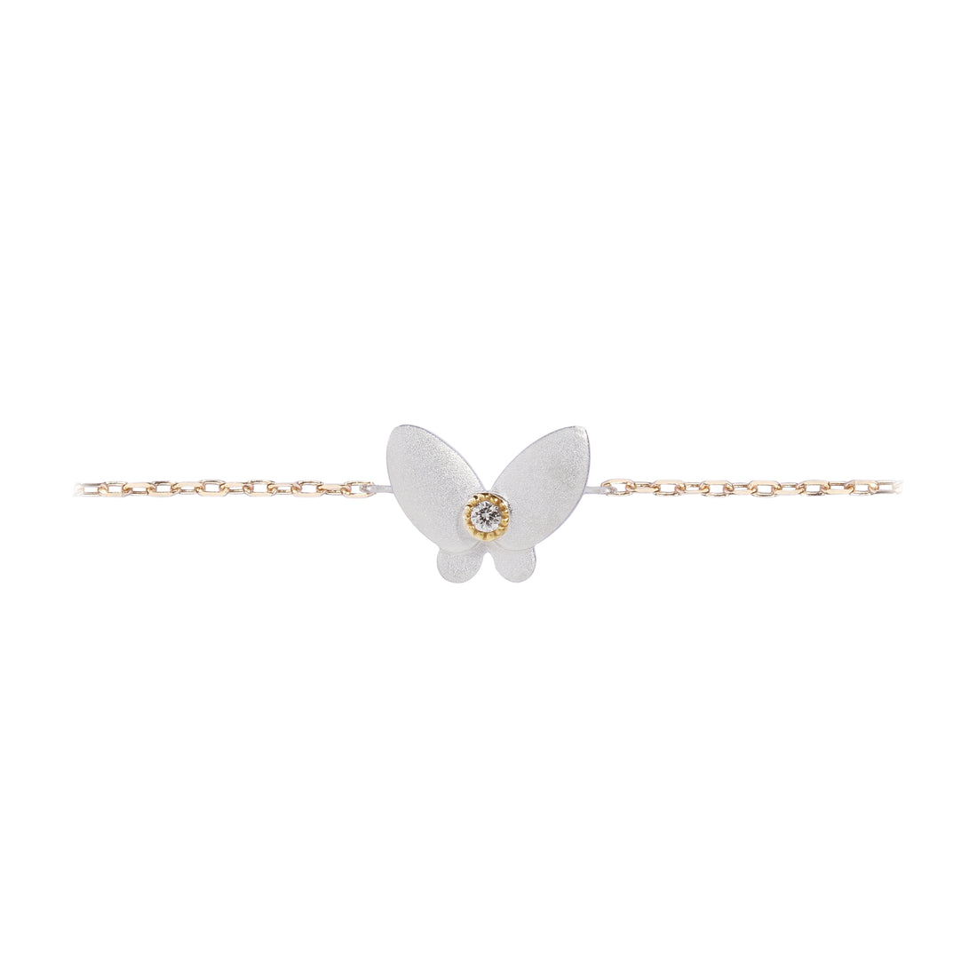 Petite papillon white